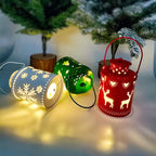 Christmas Candle Lights LED Small Lanterns Wind Lights Electronic Candles Nordic Style Creative Holiday Decoration Decorations Orazek UK Ltd