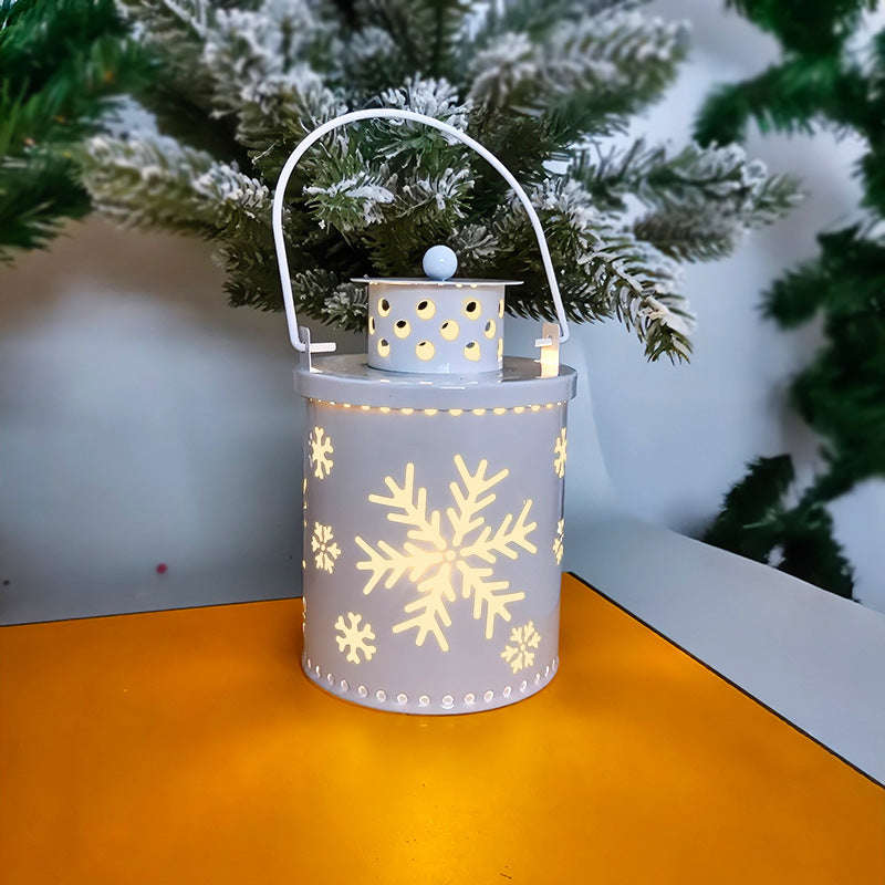 Christmas Candle Lights LED Small Lanterns Wind Lights Electronic Candles Nordic Style Creative Holiday Decoration Decorations Orazek UK Ltd