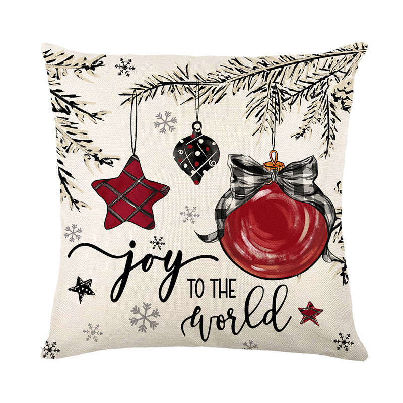 Christmas Cushion Cover Pillowcase Merry Christmas Decor For Home Xmas Ornament Happy NewYear Gift Orazek UK Ltd