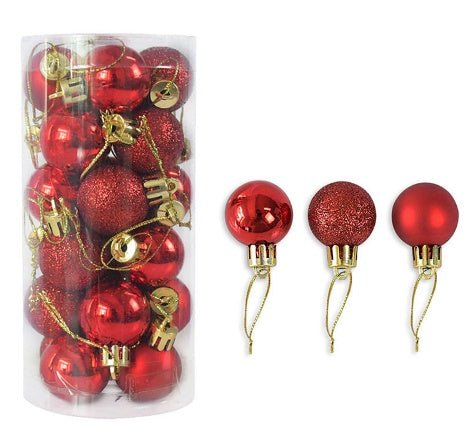 Christmas Decoration Shiny Matte Christmas Ball | Orazek UK Ltd