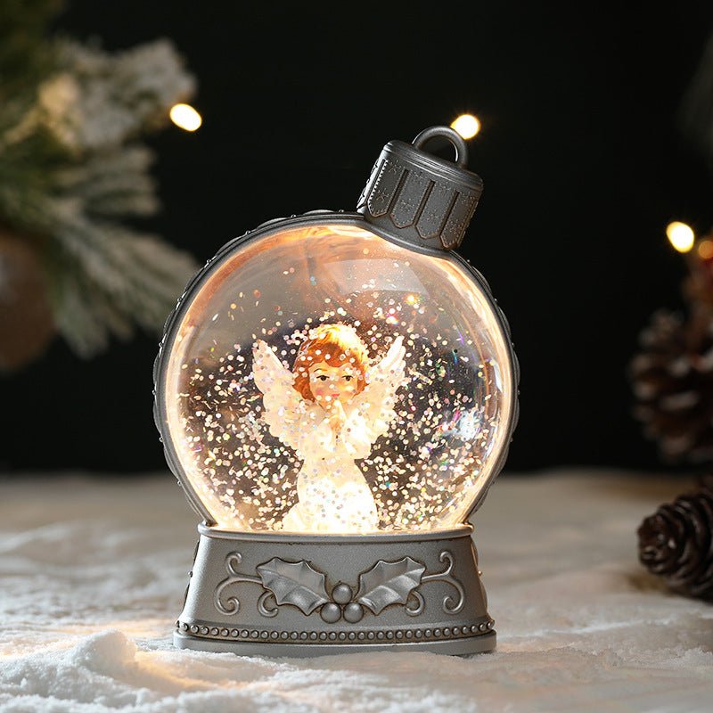 Christmas Holiday Decorations Luminous Simulation Flat Light LED Decoration Scene Layout Flame Light Home Decor | Orazek UK Ltd