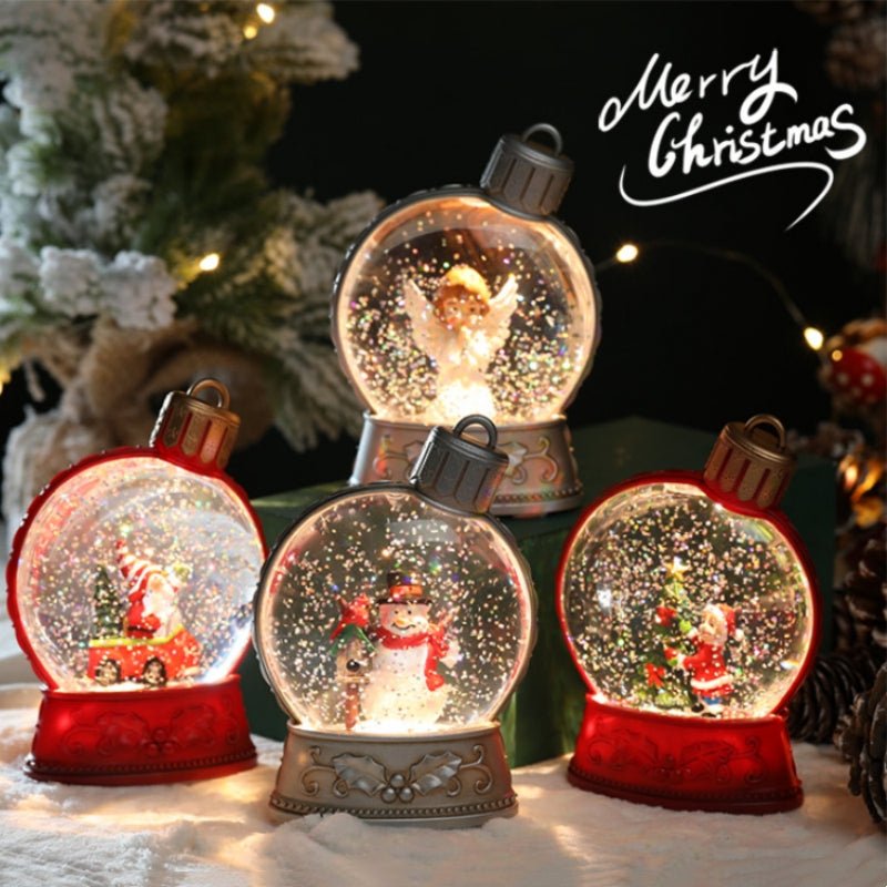 Christmas Holiday Decorations Luminous Simulation Flat Light LED Decoration Scene Layout Flame Light Home Decor | Orazek UK Ltd