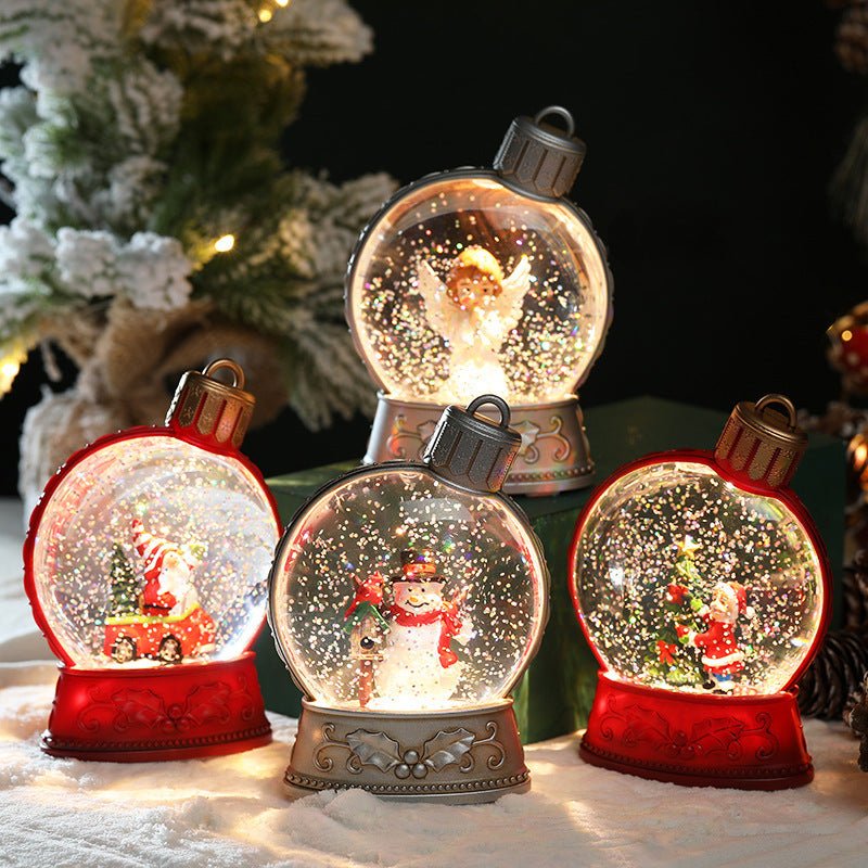 Christmas Holiday Decorations Luminous Simulation Flat Light LED Decoration Scene Layout Flame Light Home Decor | Orazek UK Ltd