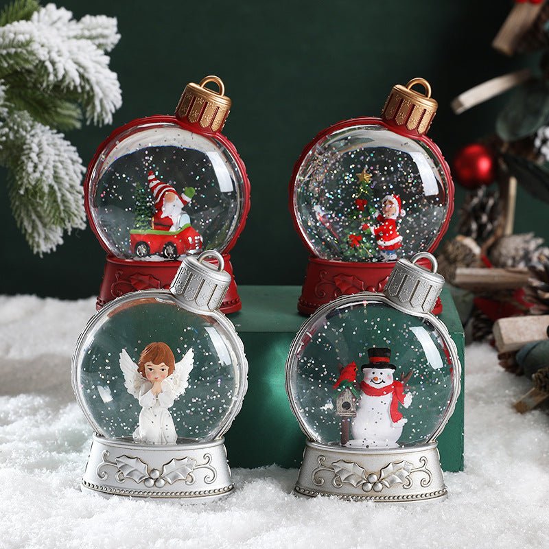 Christmas Holiday Decorations Luminous Simulation Flat Light LED Decoration Scene Layout Flame Light Home Decor | Orazek UK Ltd
