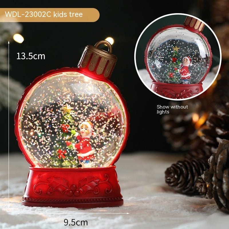 Christmas Holiday Decorations Luminous Simulation Flat Light LED Decoration Scene Layout Flame Light Home Decor | Orazek UK Ltd