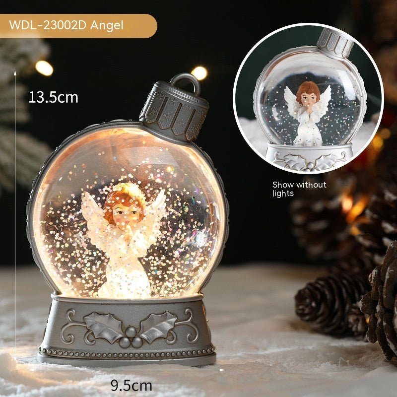 Christmas Holiday Decorations Luminous Simulation Flat Light LED Decoration Scene Layout Flame Light Home Decor | Orazek UK Ltd
