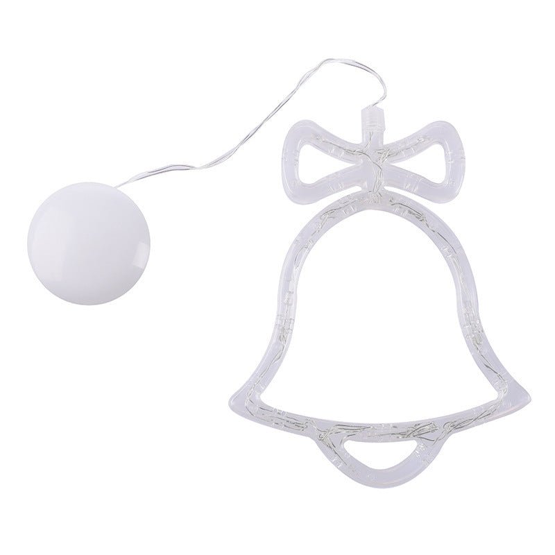 Christmas LED Suction Cup Chandelier Santa Claus Elk Snowman Lights Holiday Party Window Decor Lamps Battery Powered | Orazek UK Ltd