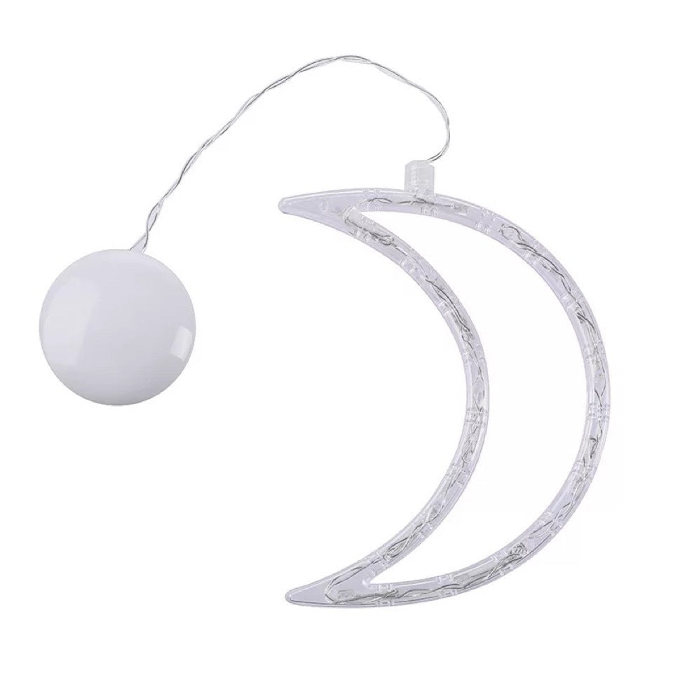 Christmas LED Suction Cup Chandelier Santa Claus Elk Snowman Lights Holiday Party Window Decor Lamps Battery Powered | Orazek UK Ltd
