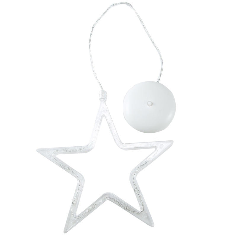 Christmas LED Suction Cup Chandelier Santa Claus Elk Snowman Lights Holiday Party Window Decor Lamps Battery Powered | Orazek UK Ltd