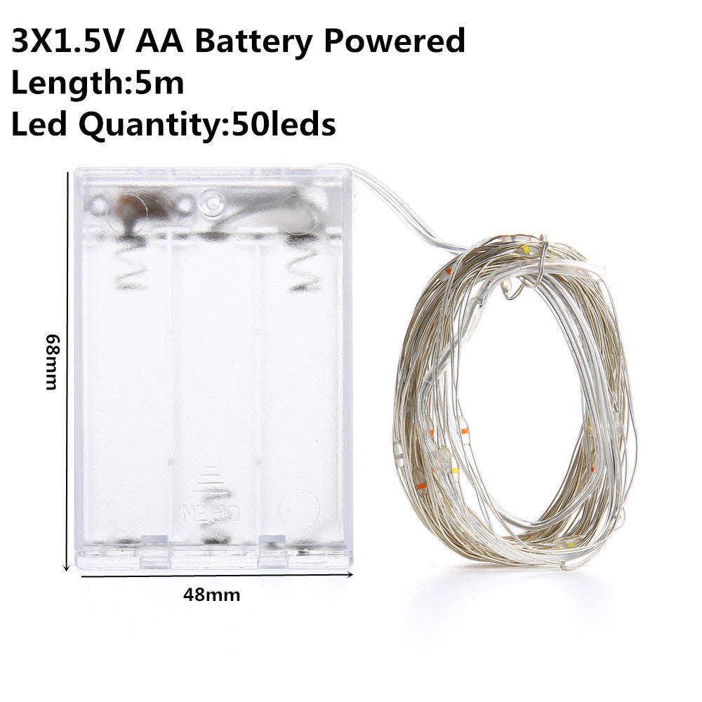 Christmas Light Led Outdoor Battery USB Powered 2m 5m10m String Lights Cooper Wire Garland Wedding Party Decoration Fairy Lights Orazek UK Ltd