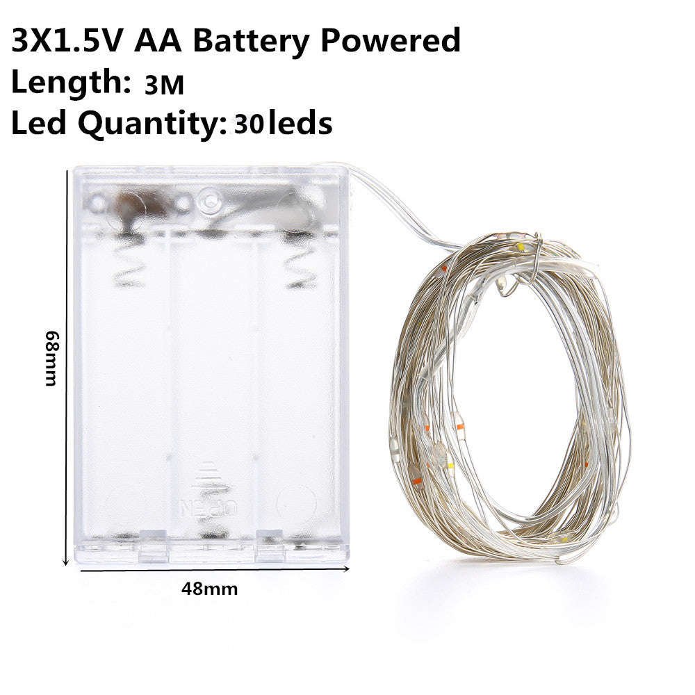 Christmas Light Led Outdoor Battery USB Powered 2m 5m10m String Lights Cooper Wire Garland Wedding Party Decoration Fairy Lights Orazek UK Ltd
