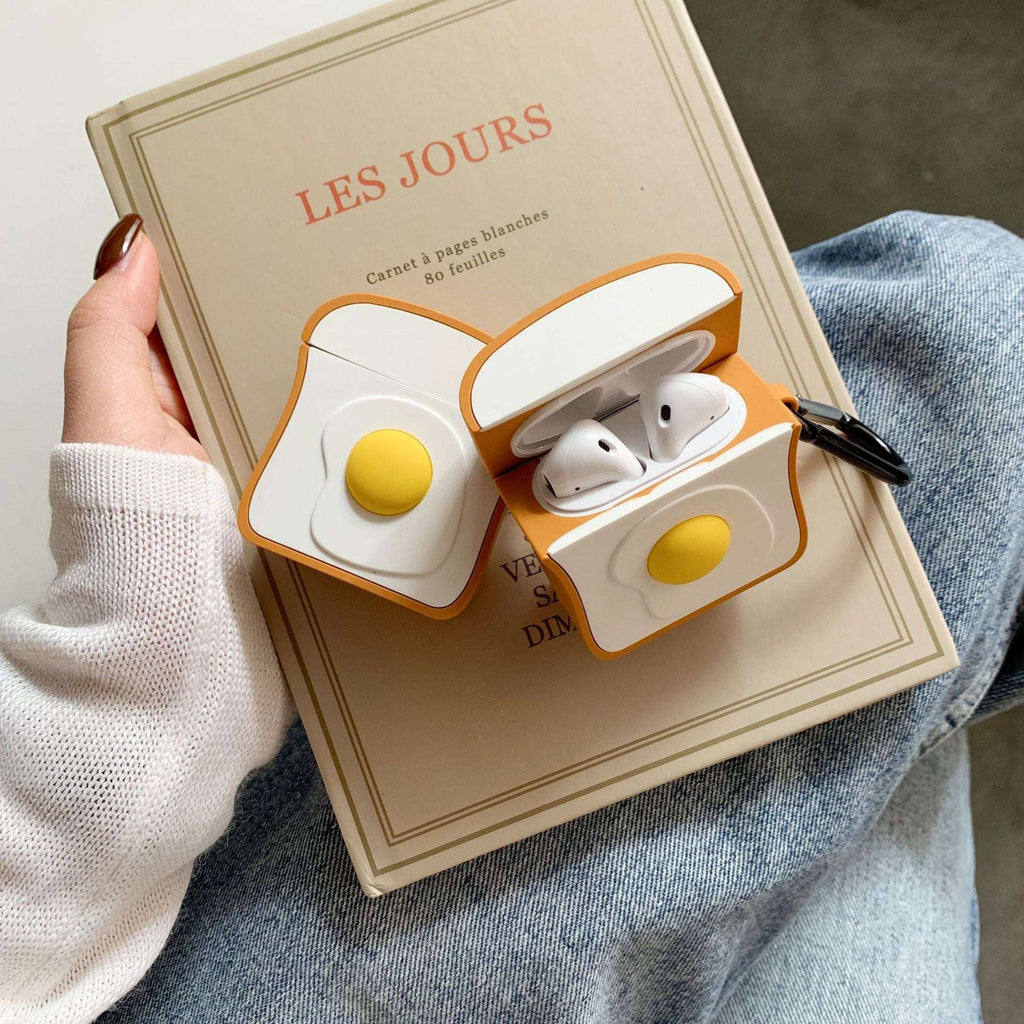 Compatible with Apple Breakfast Egg Toast Airpod Case | Orazek UK Ltd