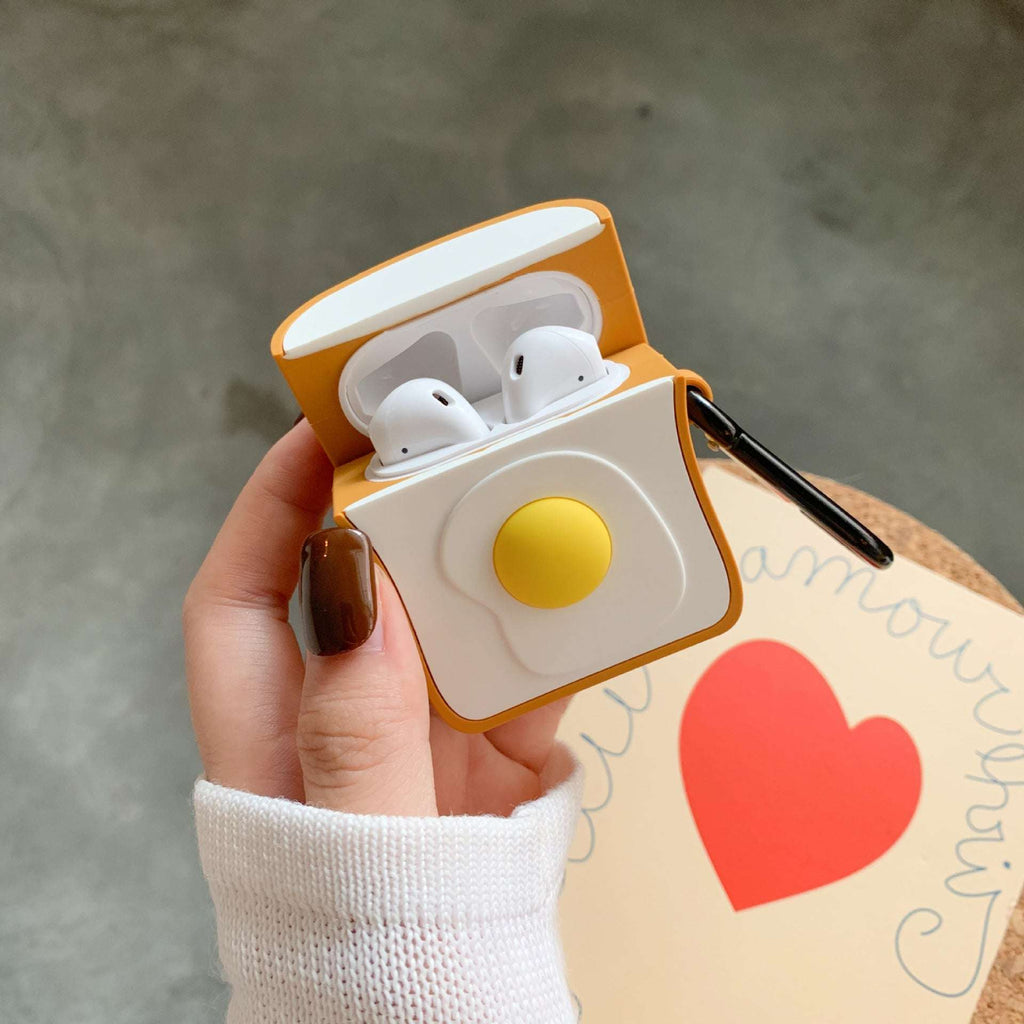 Compatible with Apple Breakfast Egg Toast Airpod Case | Orazek UK Ltd