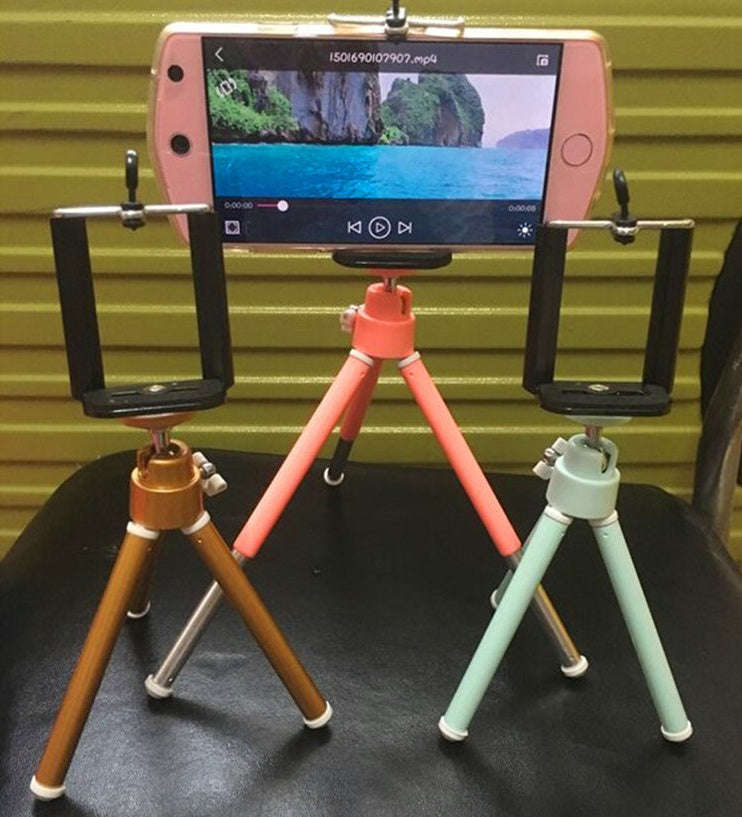 Compatible with Apple Colorful digital camera Tripod stand Mini mobile phone stand Desktop photography Live selfie network red stand | Orazek UK Ltd