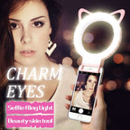 Compatible with Apple, Led Ring Light Selfie Lamp Usb Para Celular Fotografia Photo Studio Lighting For 5S Iphone7 Plus Samsung Ring Llight Phone | Orazek UK Ltd