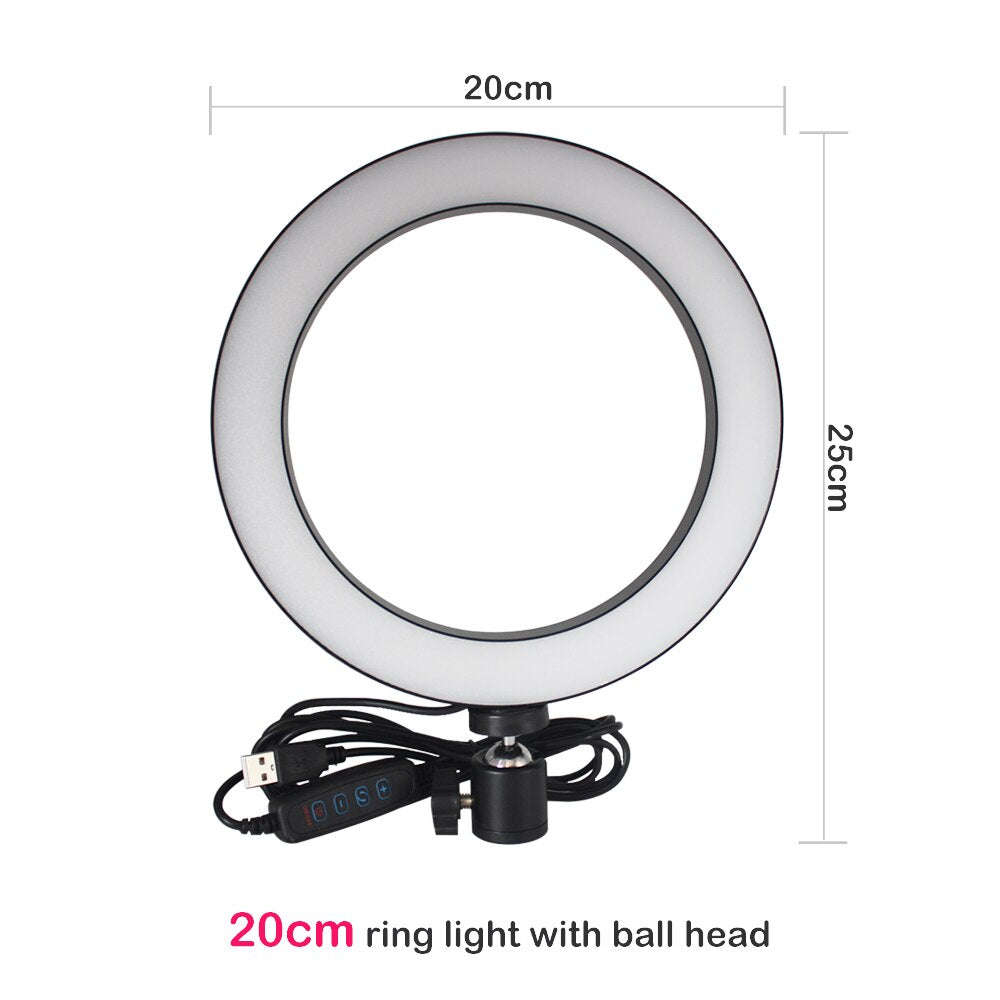 Compatible with Apple, Tripod Fill Light Live Bracket Beauty Light Set Ring Light | Orazek UK Ltd