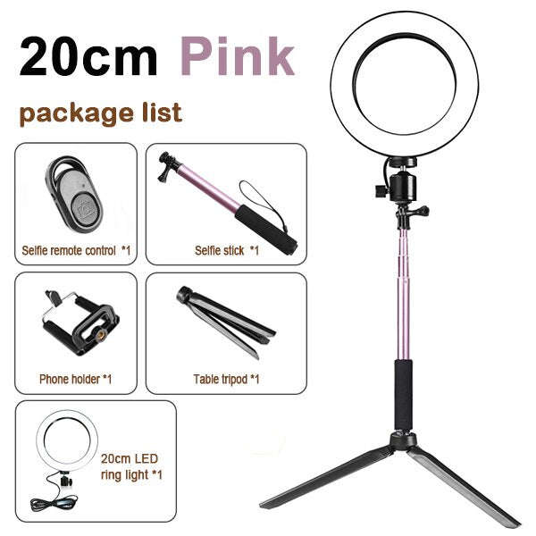 Compatible with Apple, Tripod Fill Light Live Bracket Beauty Light Set Ring Light | Orazek UK Ltd