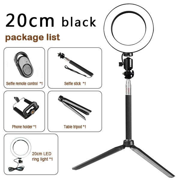 Compatible with Apple, Tripod Fill Light Live Bracket Beauty Light Set Ring Light | Orazek UK Ltd