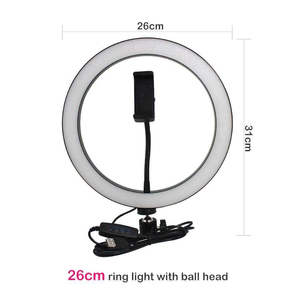 Compatible with Apple, Tripod Fill Light Live Bracket Beauty Light Set Ring Light | Orazek UK Ltd