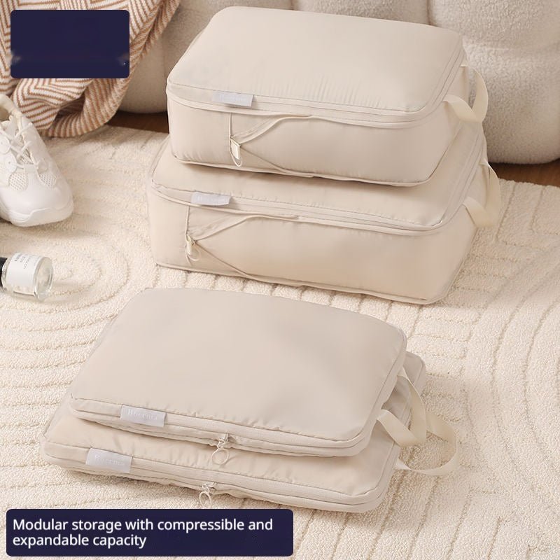 Compressible Travel Storage Bags Set - 6-Piece Luggage Organizers For Compartmentalized Packing Cubes | Orazek UK Ltd