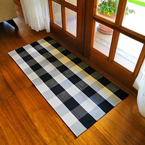Cotton Buffalo Plaid Rugs | Orazek UK Ltd