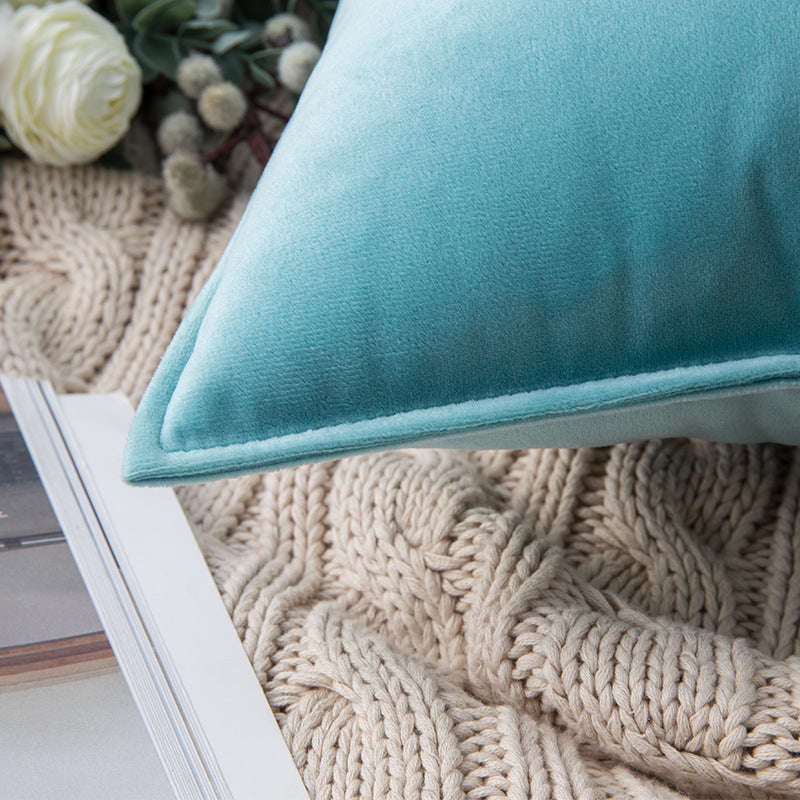 Covered velvet waist pillow cushion cover Orazek UK Ltd