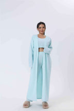 Cozy Pajama 3 Piece Lounge Set Cute Loungewear Warm Suit Matching Lounge Three Piece Pant Set | Orazek UK Ltd
