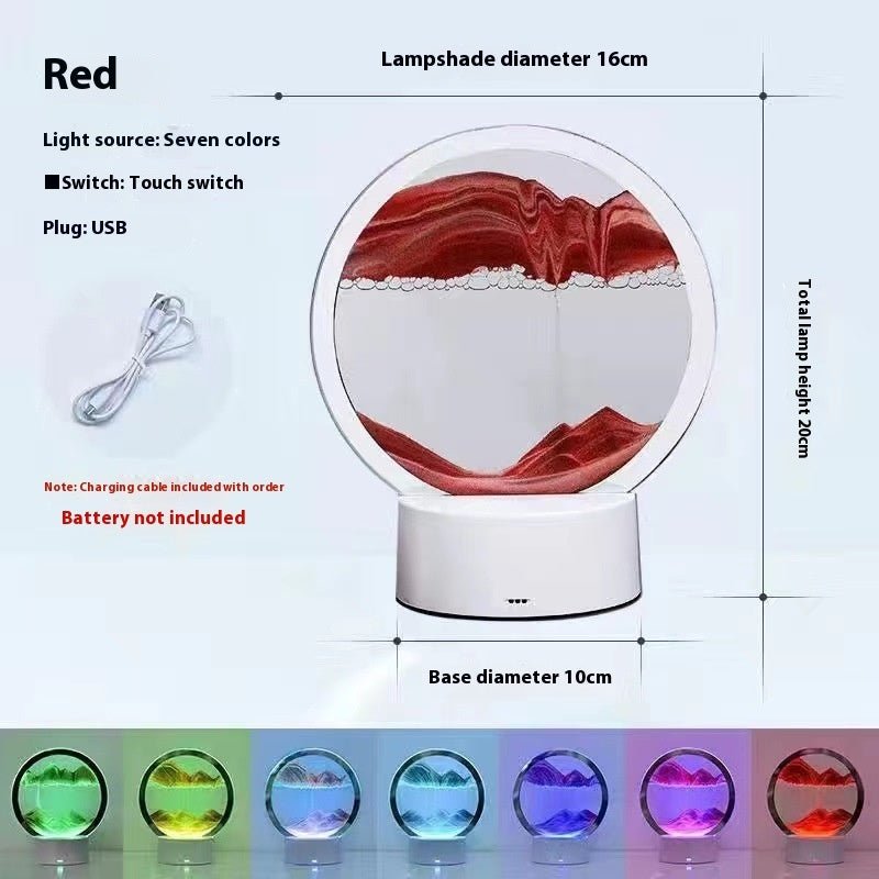 Creative 3D Quicksand Table Lamp Bedside | Orazek UK Ltd