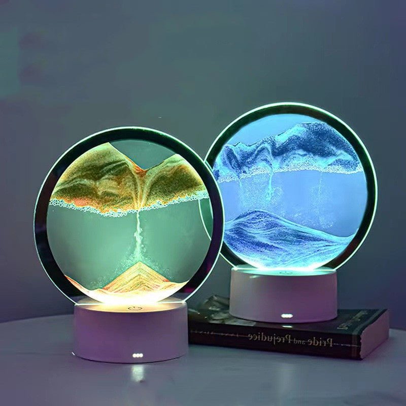 Creative 3D Quicksand Table Lamp Bedside | Orazek UK Ltd