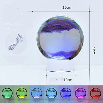 Creative 3D Quicksand Table Lamp Bedside | Orazek UK Ltd