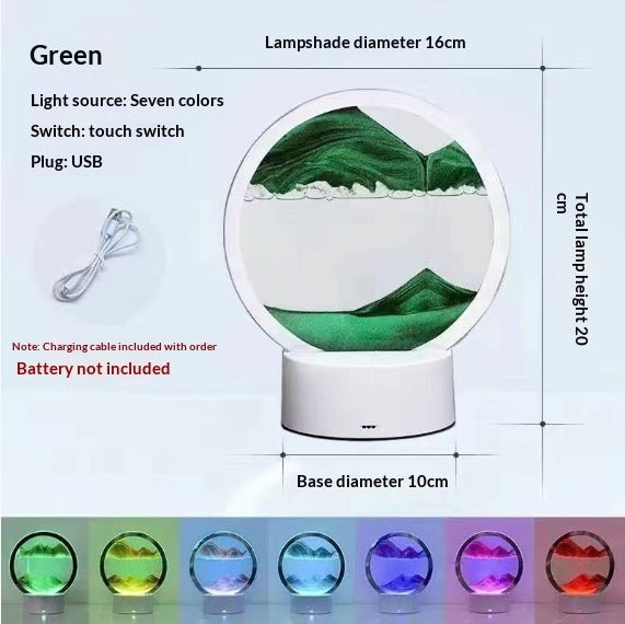 Creative 3D Quicksand Table Lamp Bedside | Orazek UK Ltd