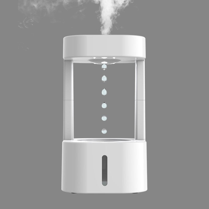 Creative Anti-gravity Water Drop Humidifier Air Conditioning Mist Spray Household Quiet Bedroom Office With 580ML Water Tank | Orazek UK Ltd