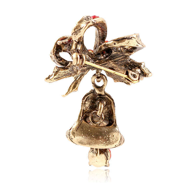 Creative holiday brooch bell brooch | Orazek UK Ltd