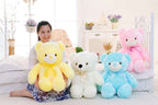 Creative Light Up LED Teddy Bear Stuffed Animals Plush Toy Colorful Glowing Christmas Gift For Kids Pillow | Orazek UK Ltd