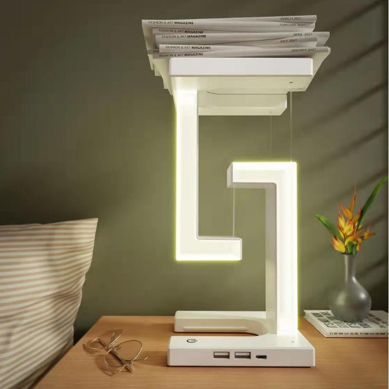 Creative Smartphone Wireless Charging Suspension Table Lamp Balance Lamp Floating For Home Bedroom | Orazek UK Ltd