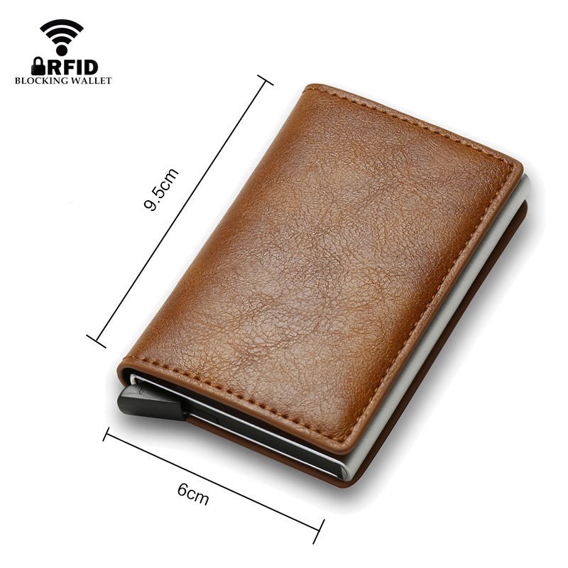 Credit Card Holder Smart Minimalist Wallet Pocket Men Women Slim Cardholder Bank Secure Creditcard Case | Orazek UK Ltd