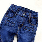 Crinkled Stretch Slim Fit Kids Trousers | Orazek UK Ltd