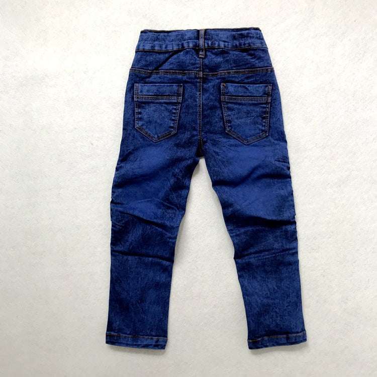 Crinkled Stretch Slim Fit Kids Trousers | Orazek UK Ltd