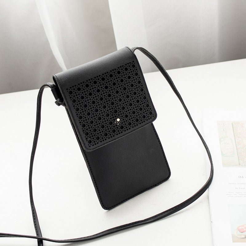 Cross Body Mobile Phone Bag Touching Screen Clear Window Mini Purse Cell Phone Bag Pouch | Orazek UK Ltd