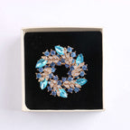 Crystal brooch, diamond-encrusted bauhinia brooch, brooch | Orazek UK Ltd