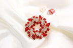 Crystal brooch, diamond-encrusted bauhinia brooch, brooch | Orazek UK Ltd