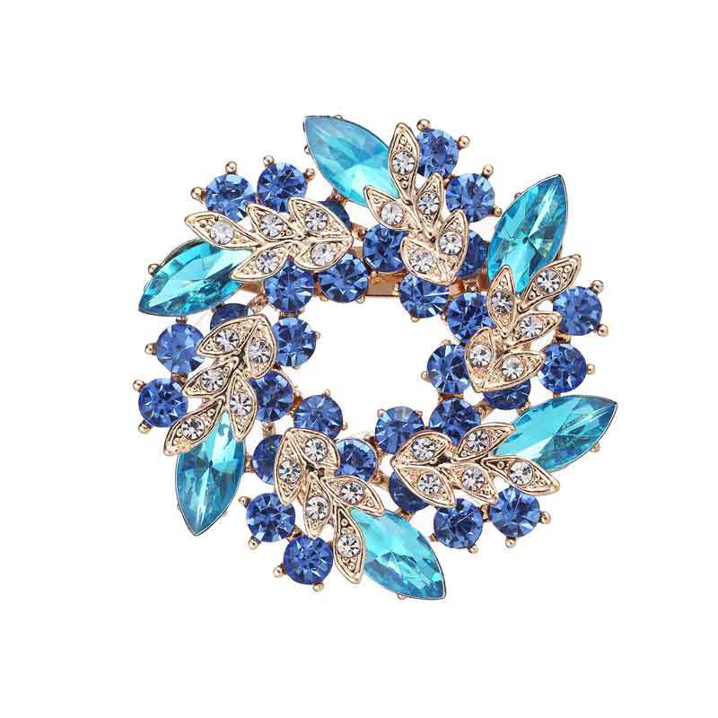 Crystal brooch, diamond-encrusted bauhinia brooch, brooch | Orazek UK Ltd