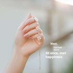 Crystal Clover Bracelet Female Peach Blossom High Sense | Orazek UK Ltd