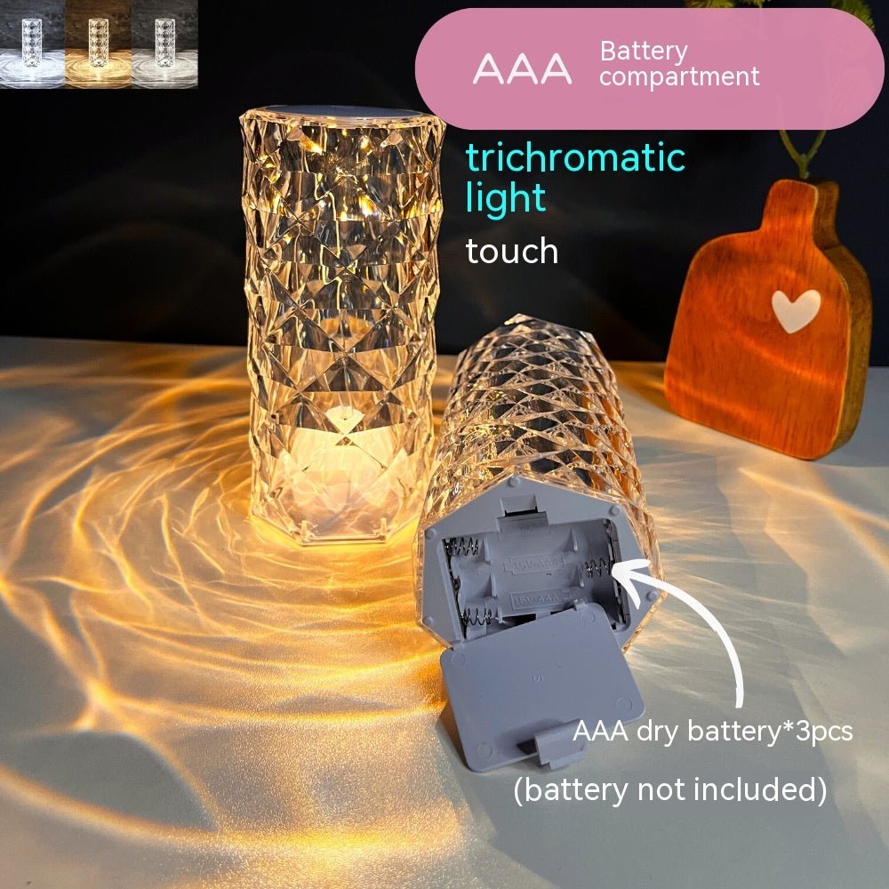 Crystal Rose Lamp Atmosphere Creative Led Table Lamp | Orazek UK Ltd