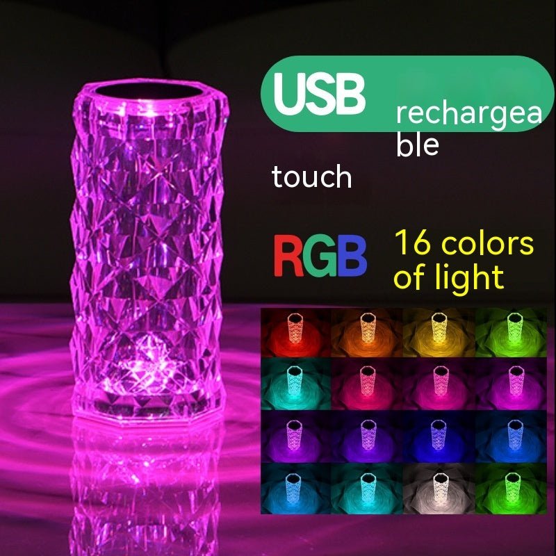 Crystal Rose Lamp Atmosphere Creative Led Table Lamp | Orazek UK Ltd