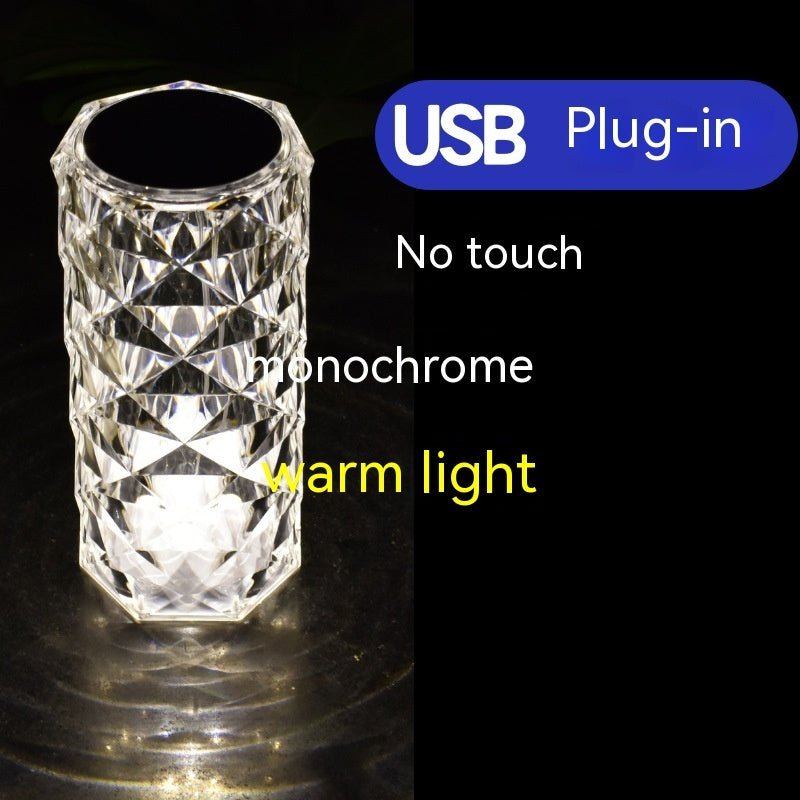 Crystal Rose Lamp Atmosphere Creative Led Table Lamp | Orazek UK Ltd