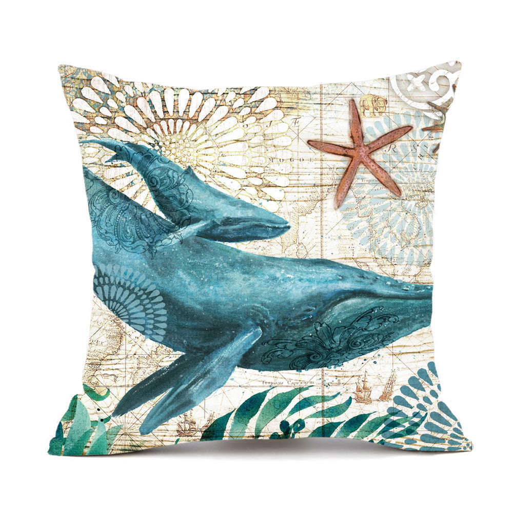 Cushion Covers Sea Turtle Printed Throw Pillow Cases For Home Decor Sofa Chair Seat Orazek UK Ltd