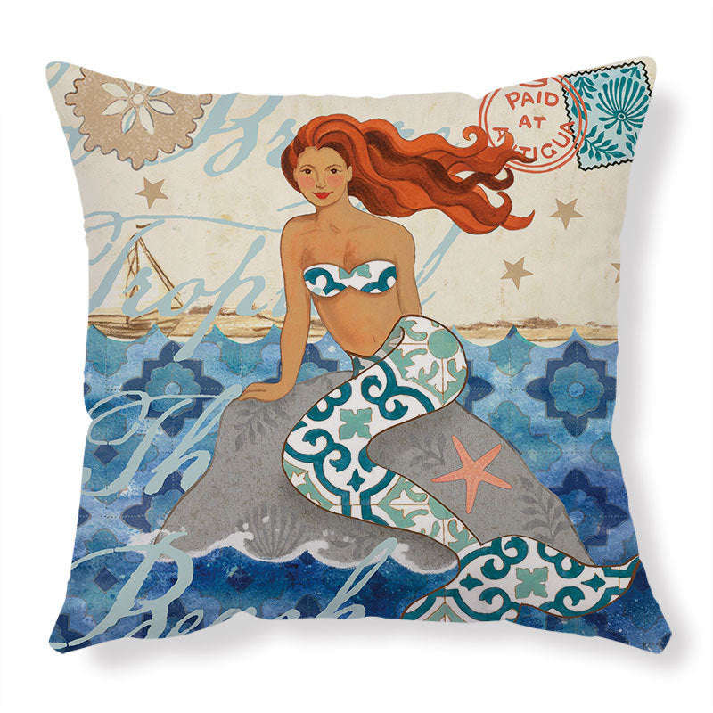 Cushion Covers Sea Turtle Printed Throw Pillow Cases For Home Decor Sofa Chair Seat Orazek UK Ltd