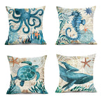 Cushion Covers Sea Turtle Printed Throw Pillow Cases For Home Decor Sofa Chair Seat Orazek UK Ltd