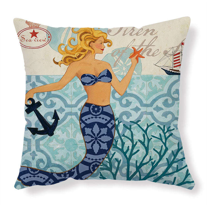 Cushion Covers Sea Turtle Printed Throw Pillow Cases For Home Decor Sofa Chair Seat Orazek UK Ltd